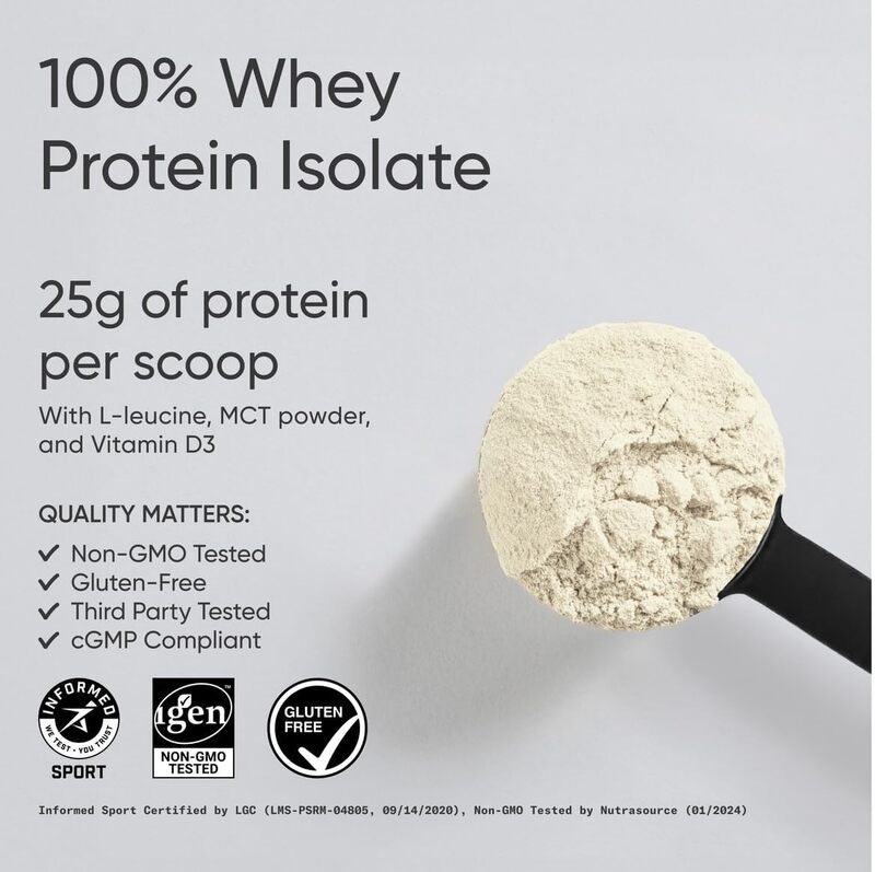 SR Whey Protein Isolate Protein Powder Creamy Vanilla 2.27kg 5lbs